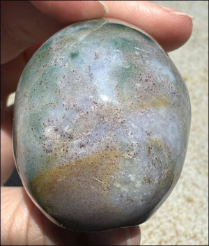 Natural Bloodstone + Moss Agate Mix CRYSTAL SKULL - Calming, Boost Self-Esteem