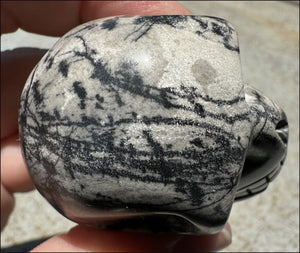 Spiderweb Jasper CRYSTAL SKULL - Insight, Attunement - with Synergy 10+ yrs
