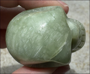 ~Beautiful!~ Serpentine CRYSTAL SKULL - Emotional Cleansing