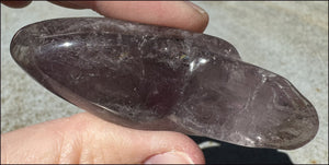 Amethyst ANUNNAKI STYLE Crystal Skull with Smoky Phantoms