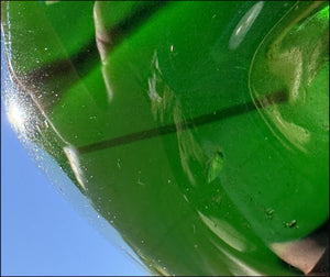 Emerald Green HELENITE Crystal Skull with Monatomic inclusion
