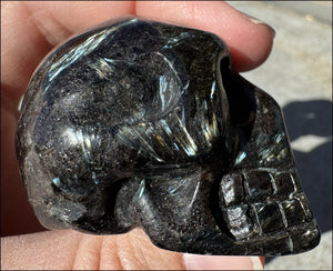 Russian ASTROPHYLLITE Crystal Skull - Release old patterns - with Synergy 10+ years
