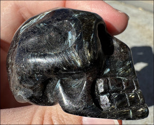 Russian ASTROPHYLLITE Crystal Skull - Release old patterns - with Synergy 10+ years