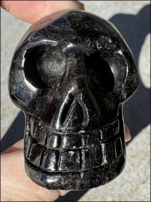 Russian ASTROPHYLLITE Crystal Skull - Release old patterns - with Synergy 10+ years
