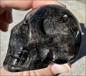 Russian ASTROPHYLLITE Crystal Skull - Release old patterns - with Synergy 10+ years