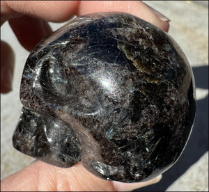 Russian ASTROPHYLLITE Crystal Skull - Release old patterns - with Synergy 10+ years