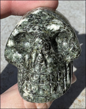 ~NEW~ Preseli Bluestone CRYSTAL SKULL - AKA Stonehenge Stone - Dream work!