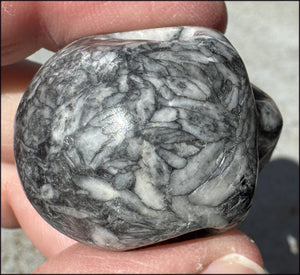 Pinolith Crystal Skull - AKA Pinolite - Calming, Support creativity