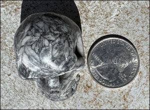 Pinolith Crystal Skull - AKA Pinolite - Calming, Support creativity