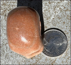 Orange Feldspar SIDHE / FAE / FAIRY Crystal Skull - 2nd Chakra, Balance