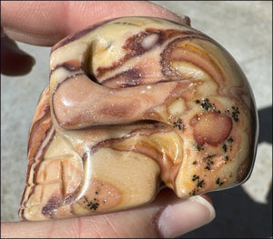 RED Picture Rock Jasper CRYSTAL SKULL - Stimulate positive energy flow