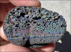 ~NEW~ Titanium Flame LAVA Crystal Skull - Support working thru emotional trauma