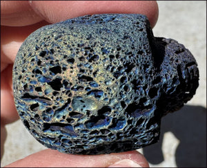 ~NEW~ Titanium Flame LAVA Crystal Skull - Support working thru emotional trauma