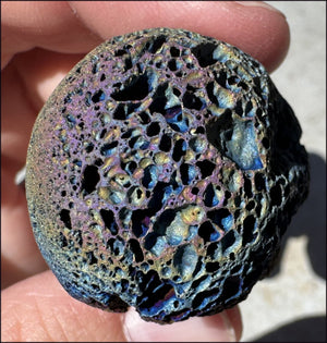 ~NEW~ Titanium Flame LAVA Crystal Skull - Support working thru emotional trauma