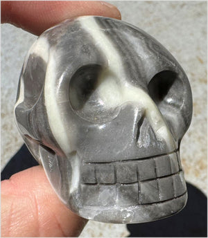 ~Gorgeous!~ Sea Shell Jasper CRYSTAL SKULL - Actualization, Energetic Cleansing