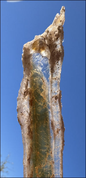 ~Unusual!~ 7.75" St. David Selenite Crystal Specimen from St. David, AZ