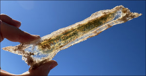 ~Unusual!~ 7.75" St. David Selenite Crystal Specimen from St. David, AZ