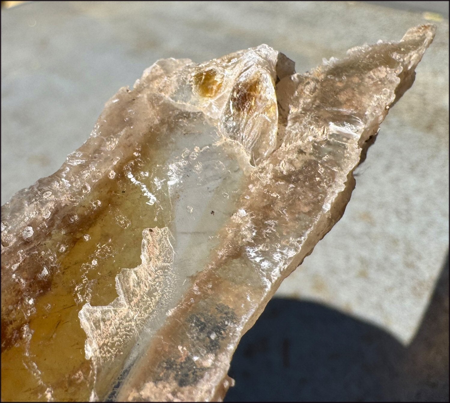~Unusual!~ 7.75" St. David Selenite Crystal Specimen from St. David, AZ