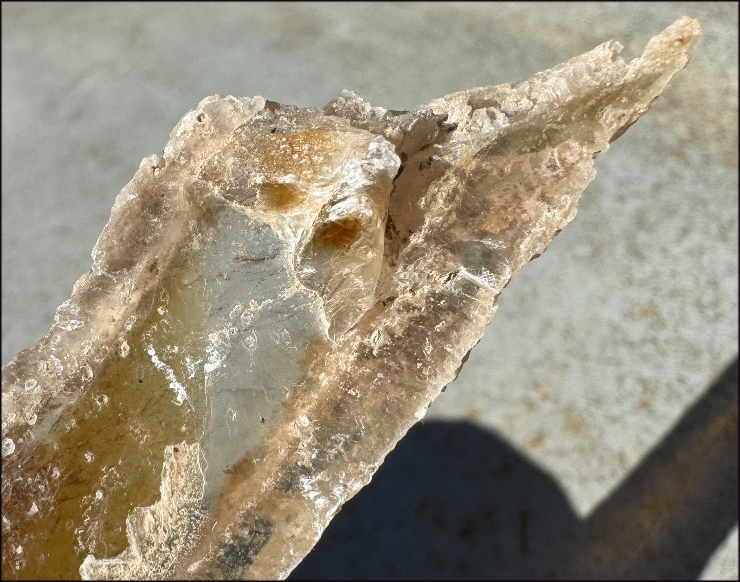 ~Unusual!~ 7.75" St. David Selenite Crystal Specimen from St. David, AZ