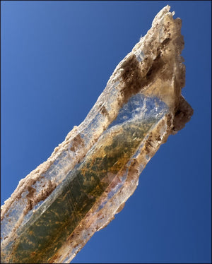 ~Unusual!~ 7.75" St. David Selenite Crystal Specimen from St. David, AZ