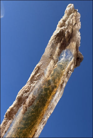 ~Unusual!~ 7.75" St. David Selenite Crystal Specimen from St. David, AZ