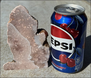 Pink Amethyst Standing Stone with Cute Spots! - Heart Chakra work, Relieve Stress+Anxiety