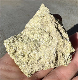 Natural SULFUR Crystal Cluster Specimen - Enhance creativity, Remove negativity