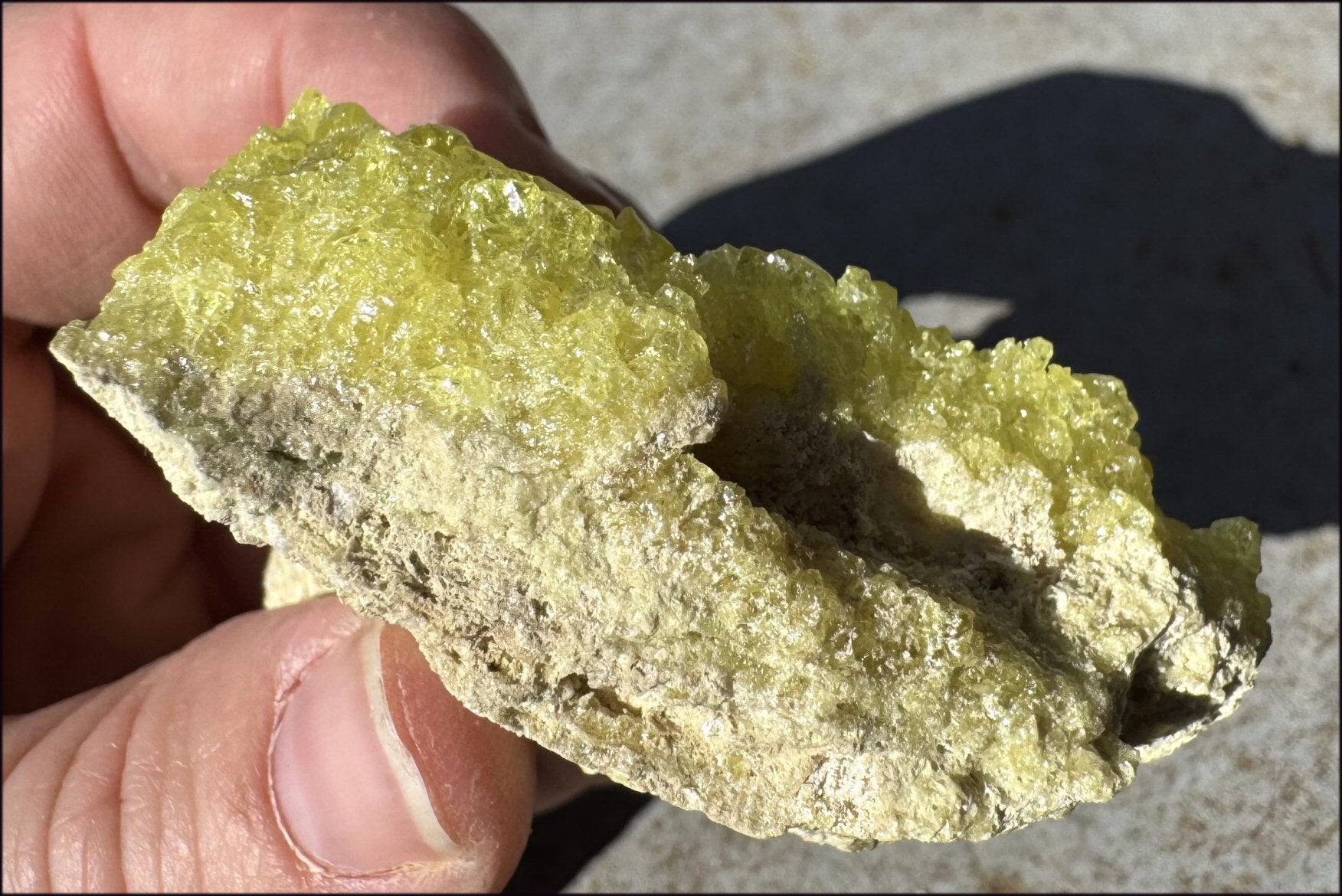Natural SULFUR Crystal Cluster Specimen - Enhance creativity, Remove negativity