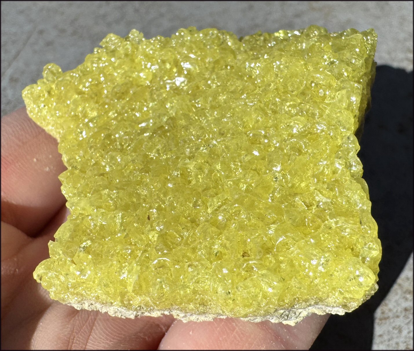 Natural SULFUR Crystal Cluster Specimen - Enhance creativity, Remove negativity