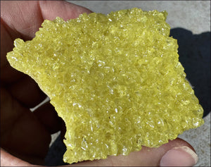 Natural SULFUR Crystal Cluster Specimen - Enhance creativity, Remove negativity