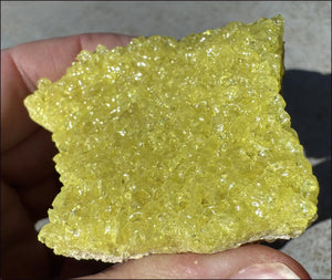 Natural SULFUR Crystal Cluster Specimen - Enhance creativity, Remove negativity