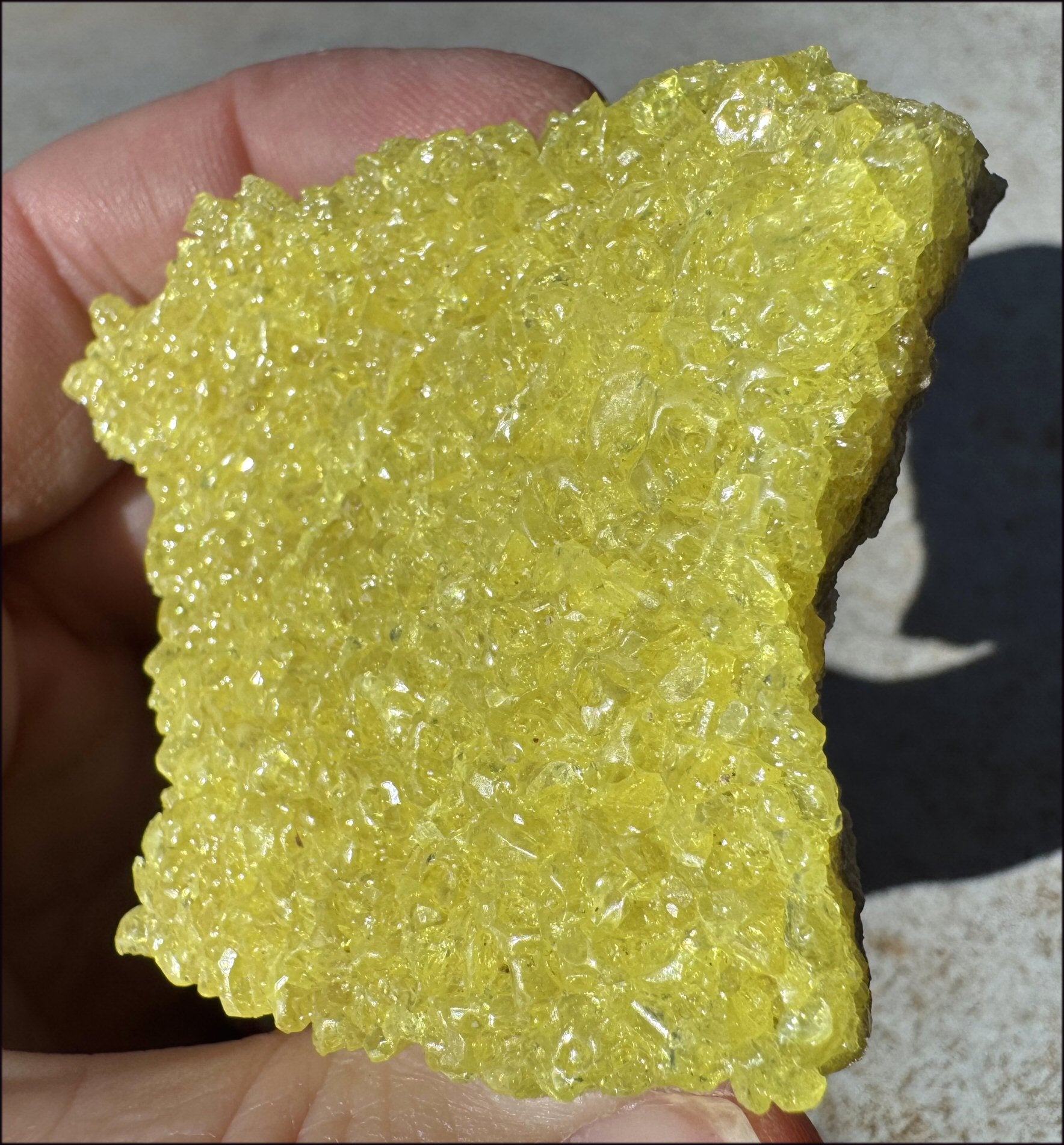 Natural SULFUR Crystal Cluster Specimen - Enhance creativity, Remove negativity