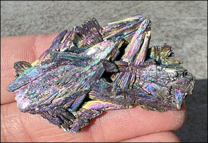 Titanium Flame KYANITE Specimen with Rainbow Colors - Align Chakras, Energizing