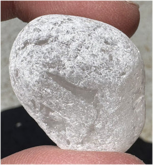 1 Pair Brazilian Window Quartz / Seer Stones - 1 Quartz, 1 Smoky Quartz
