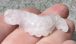 Rose Quartz CATERPILLAR Totem - Metamorphosis, Unconditional Love