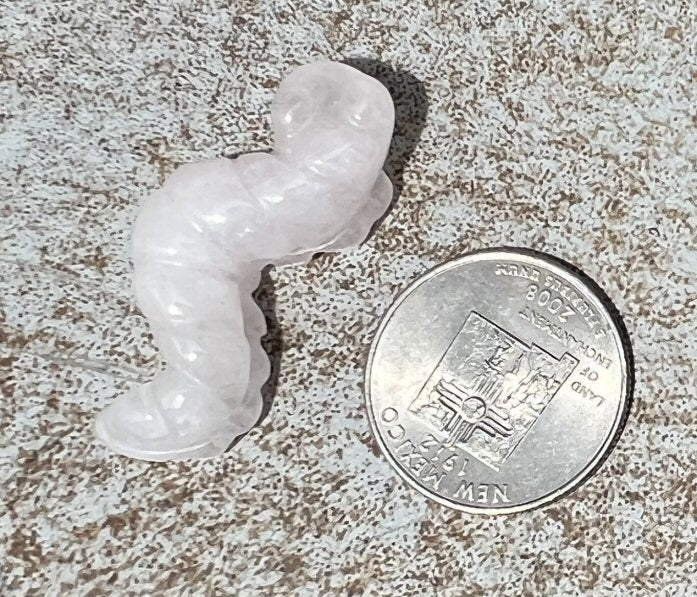 Rose Quartz CATERPILLAR Totem - Metamorphosis, Unconditional Love