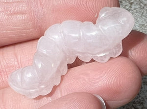 Rose Quartz CATERPILLAR Totem - Metamorphosis, Unconditional Love