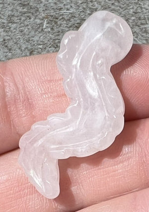 Rose Quartz CATERPILLAR Totem - Metamorphosis, Unconditional Love