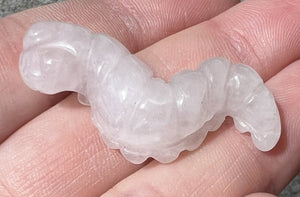 Rose Quartz CATERPILLAR Totem - Metamorphosis, Unconditional Love