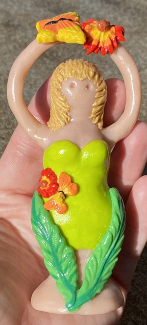 Handcrafted GODDESS OF SUMMER Statue - Vitality, Growth
