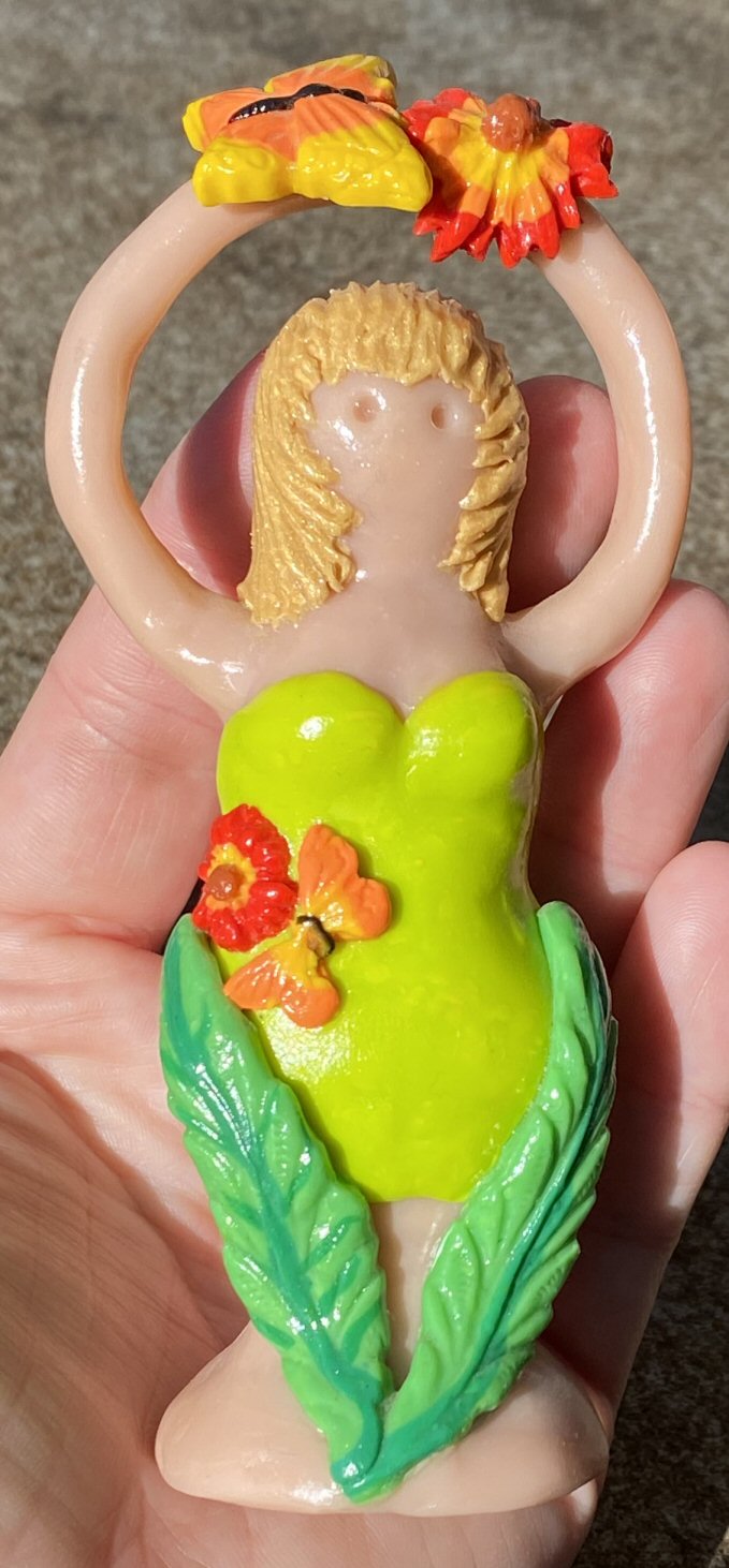 Handcrafted GODDESS OF SUMMER Statue - Vitality, Growth