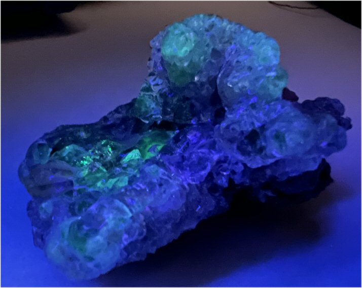 Fluorescent HYALITE OPAL Specimen from Czech Republic - AKA Water Opal