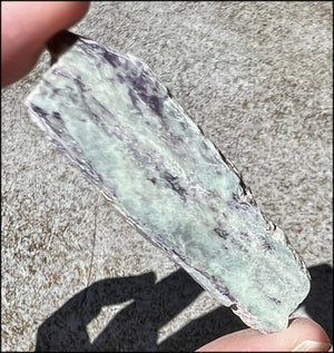 60ct Polished Kammererite Slice - Boost self-esteem, Appreciate life's beauty