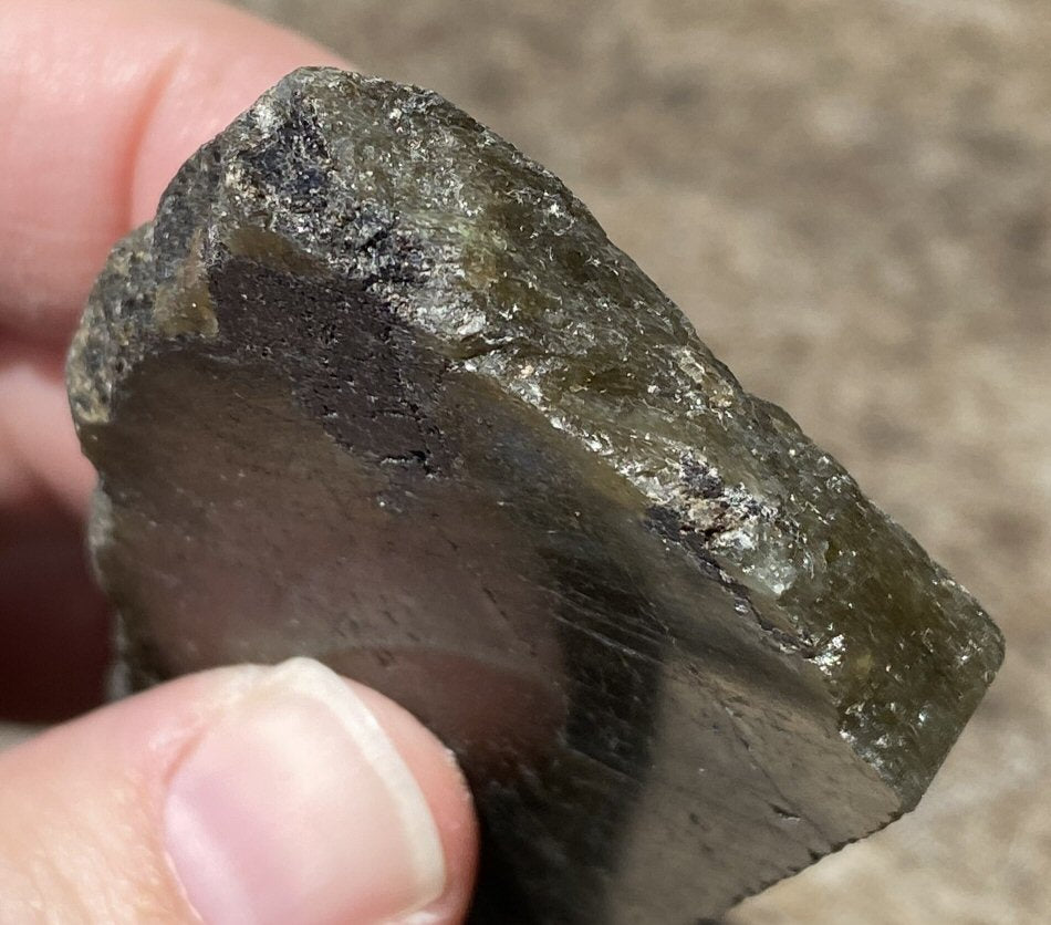 ~Flashy!~ Madagascar Labradorite Pocket Stone / Slab - Intuition, Protection