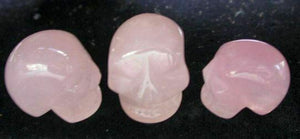 ~Retired~ ROSE QUARTZ Mayan Shaman Style Pocket Sized Crystal Skull - Unconditional Love!