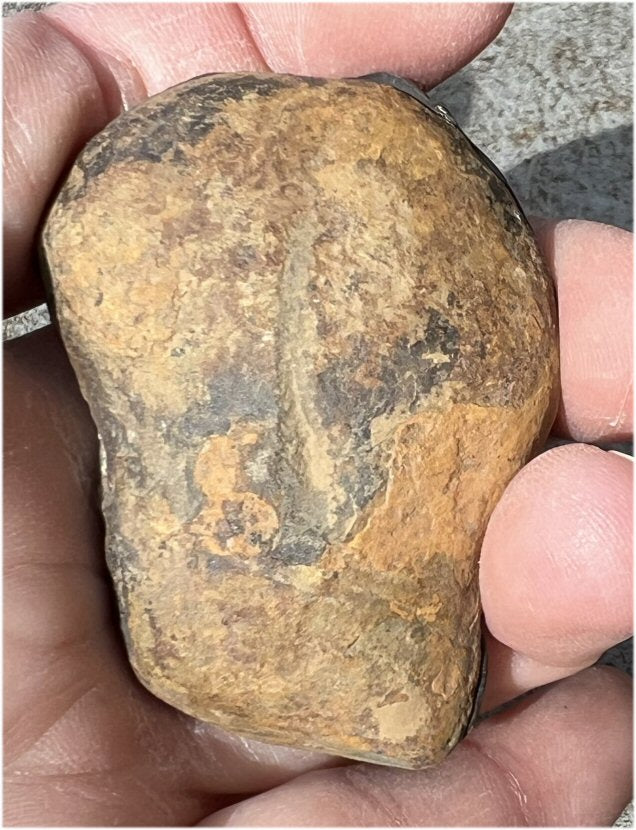 Moroccan Septarian Nodule Pair - Communication with Mother Earth