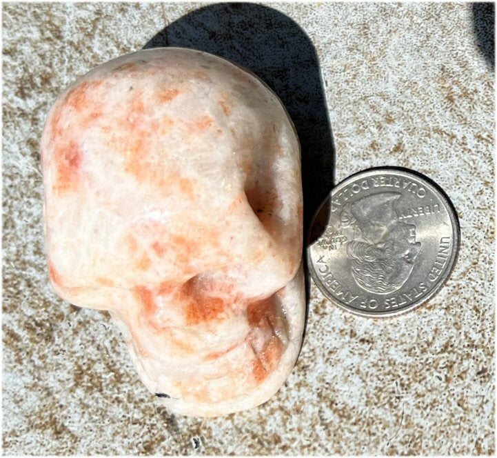 SUNSTONE Crystal Skull - Prosperity, Turn the negative to positive