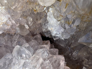 Huge AMETHYST GEODE Crystal Skull with Chlorite, Hematite, Dendritic inclusions, AMAZING Vugs - 20lbs+