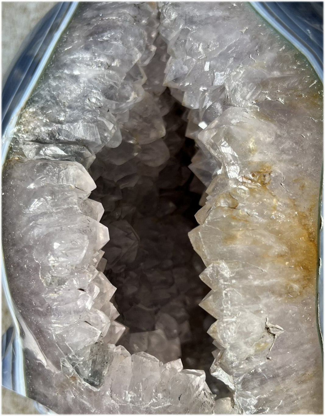 Huge AMETHYST GEODE Crystal Skull with Chlorite, Hematite, Dendritic inclusions, AMAZING Vugs - 20lbs+