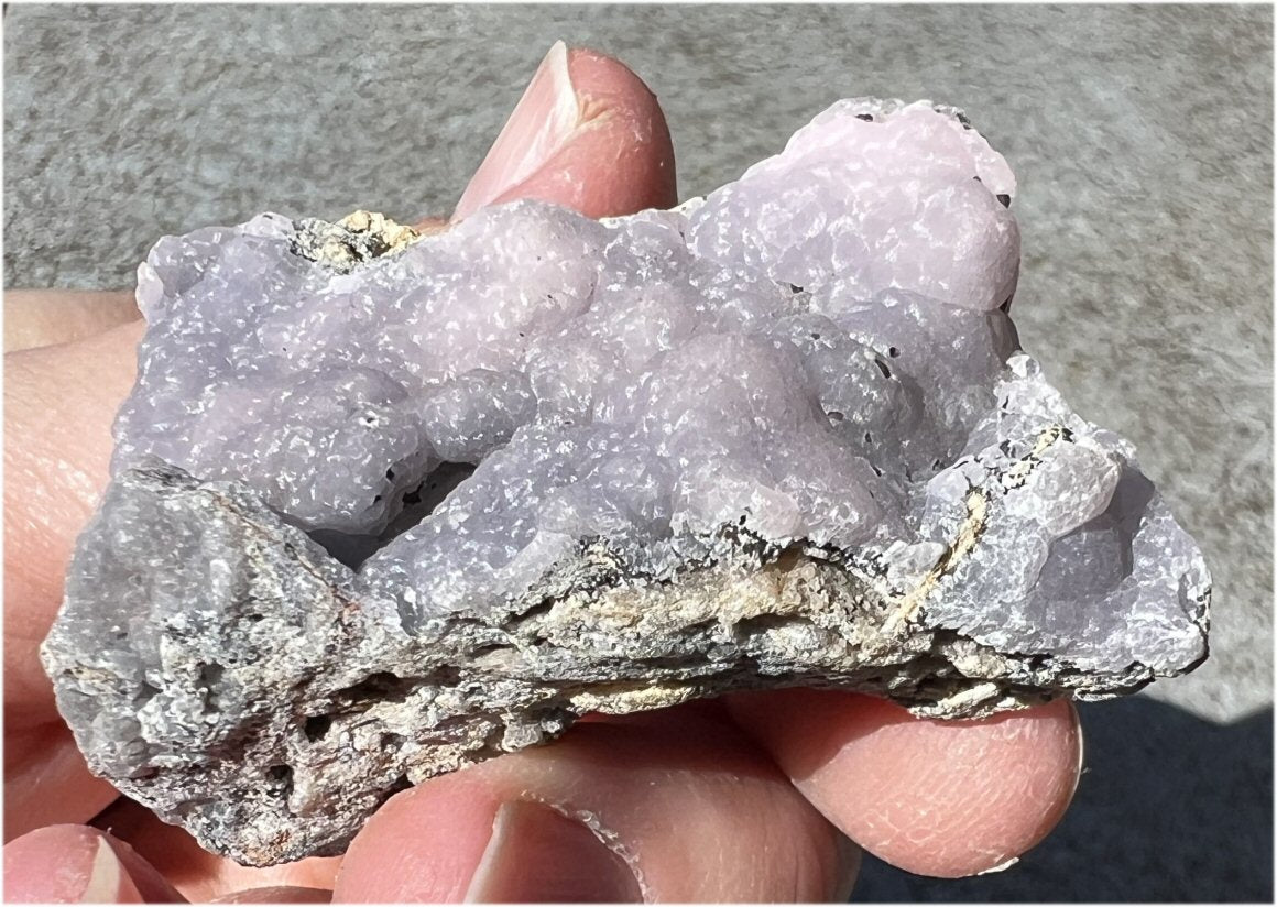Purple SMITHSONITE Crystal Specimen - A stone of positive outcomes!